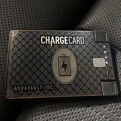 Aquavault ChargeCard - Portable Charger & Powerbank