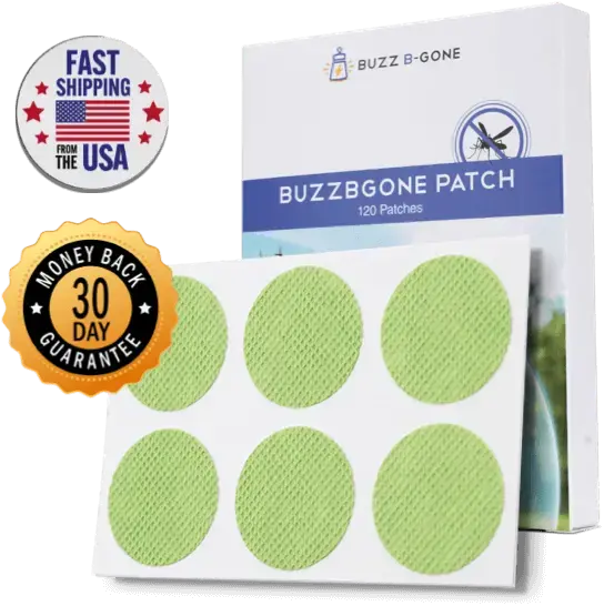 BuzzBGone Mosquito Patch Pack (120 Patches)