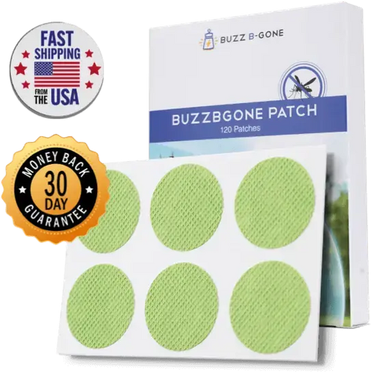 BuzzBGone Mosquito Patch Pack (120 Patches)