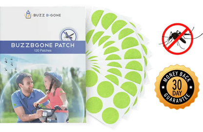 BuzzBGone Mosquito Patch Pack (120 Patches)