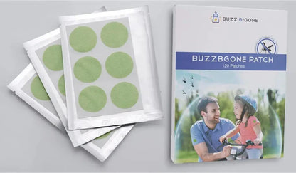 BuzzBGone Mosquito Patch Pack (120 Patches)